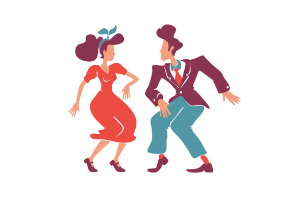 Couple Dancing Rock N Roll, Jive