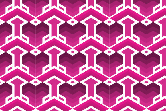 Love Arrow Multicolored Pattern