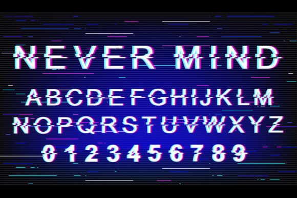 Never Mind Font Template Review