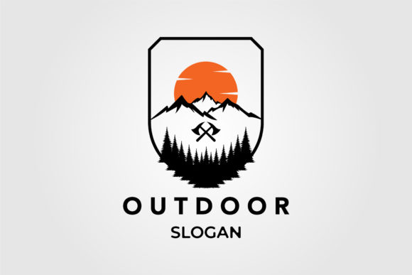 Outdoor Logo Minimalist Illustration