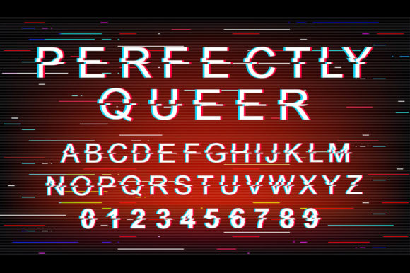Perfectly Queer Font Template