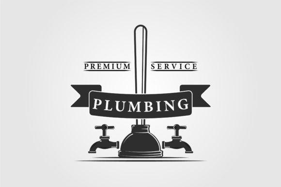 Plumbing Logo Vintage Vector Design