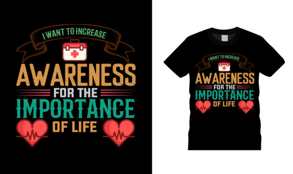 The Importance of Life T Shirt Design