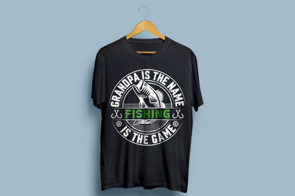 UNIQUE GRANDPA-FISHING-GAME-TSHIRT