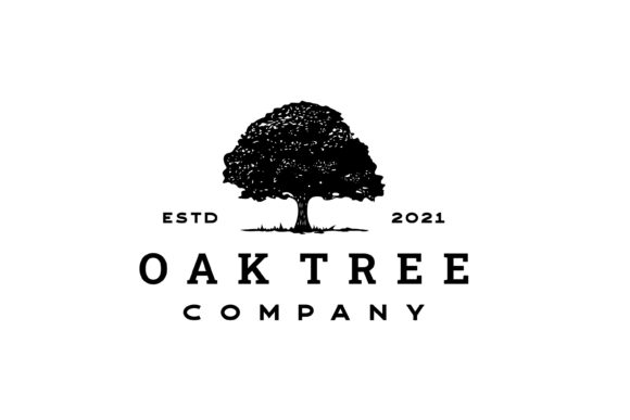 Vintage Oak, Banyan, Maple Tree Logo